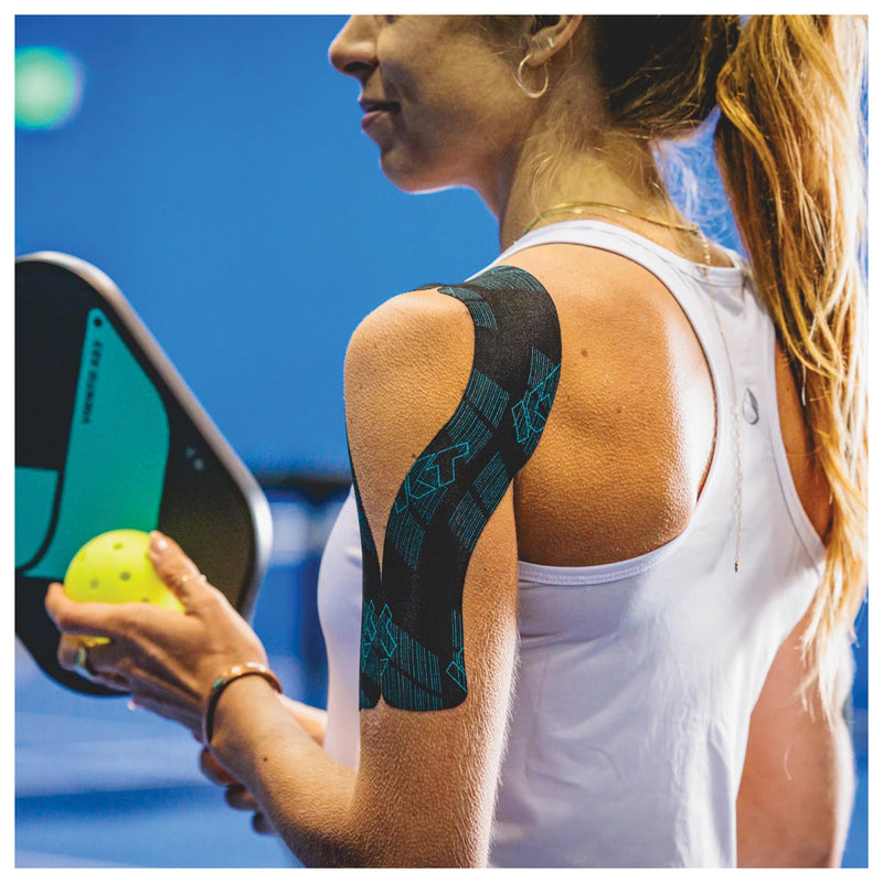 Load image into Gallery viewer, KT Tape Pro Ice 20 Ct 10" Precut Black - Pain Relief and Support for Active Lifestyles
