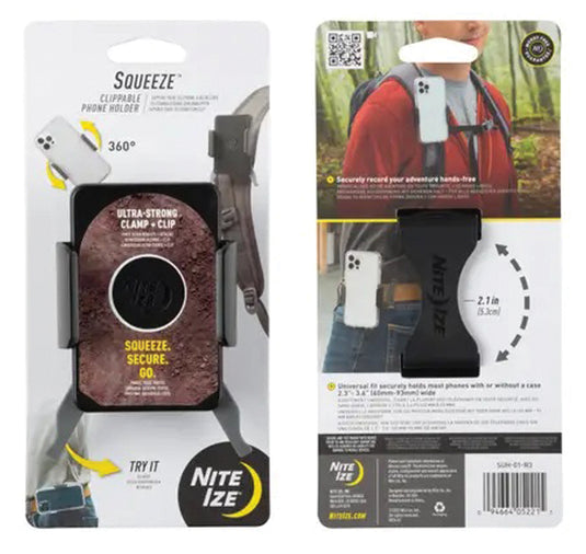 Nite Ize Squeeze Clippable Phone Holder: Secure and Convenient Phone Mount