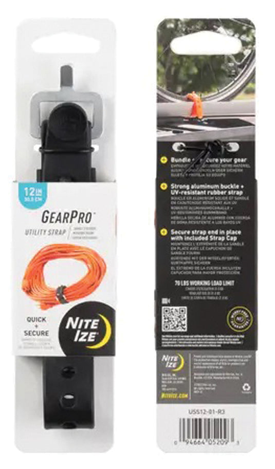 Nite Ize Gearpro Util Strap 12 In Blk
