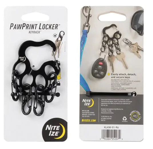 Nite Ize Pawprint Locker Keyrack: Keep Your Keys Secure and Stylish!