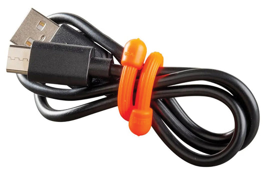 Nite Ize Gear Tie 12" Bright Orange 2-Pack Strap - Secure and Organize Your Gear with Ease!