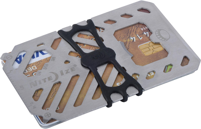 Load image into Gallery viewer, Nite Ize Financial Tool Wallet - Stainless Steel Multifunctional Wallet
