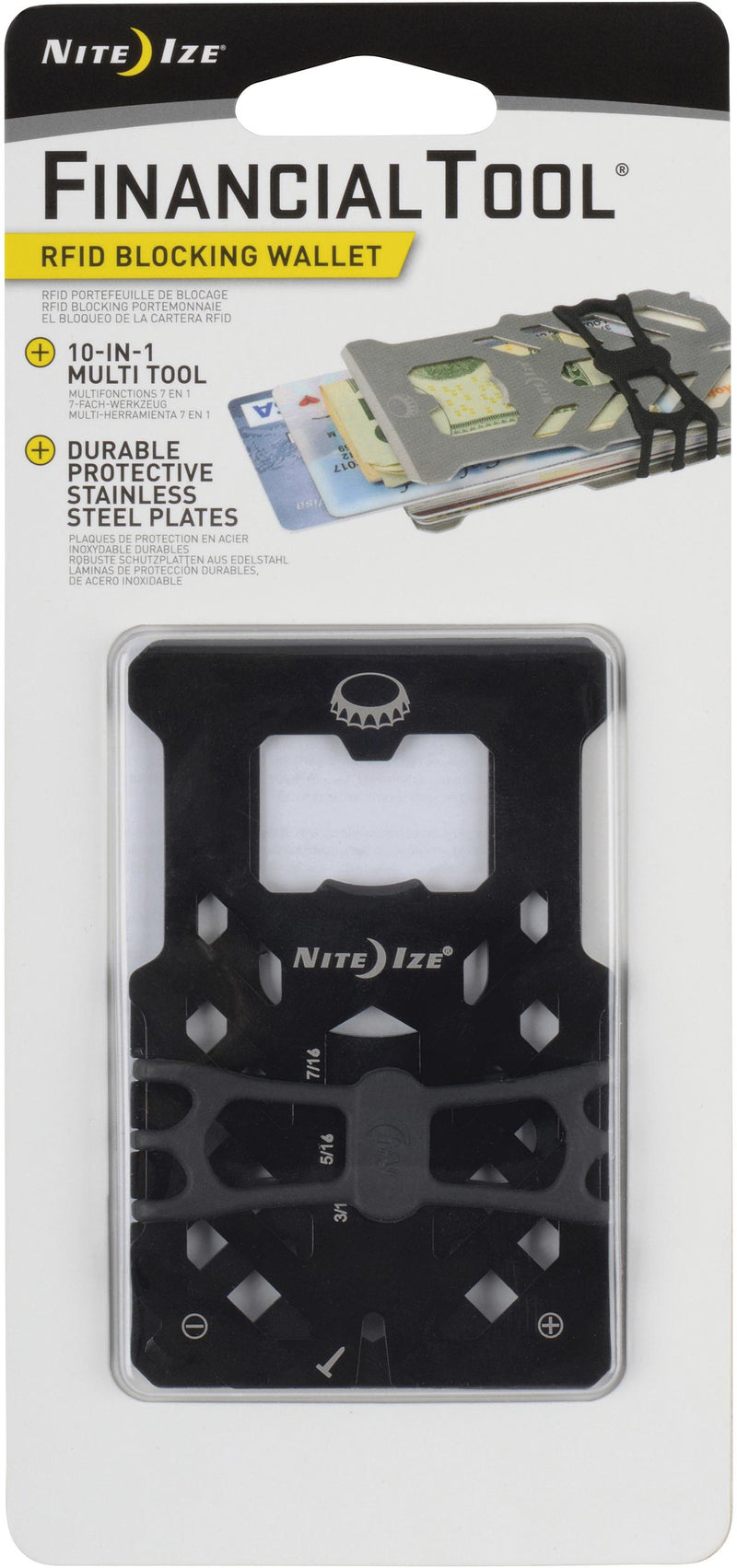 Load image into Gallery viewer, Nite Ize Financial Tool Wallet - Black: A Multifunctional Solution for Your Everyday Finances
