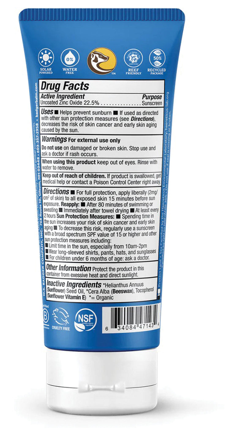 Load image into Gallery viewer, Badger Pls Zinc Sunscreen SPF 40 - 2.9oz, Natural Protection for Your Skin
