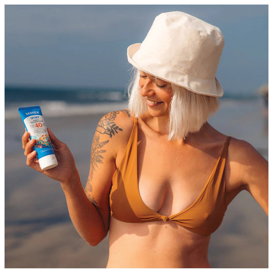 Badger Pls Zinc Sunscreen SPF 40 - 2.9oz, Natural Protection for Your Skin