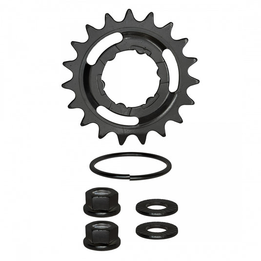 Wheel Master Heavy Duty Alloy Coaster Brake RR 36Hx.080g Blk 1s CB w/19t