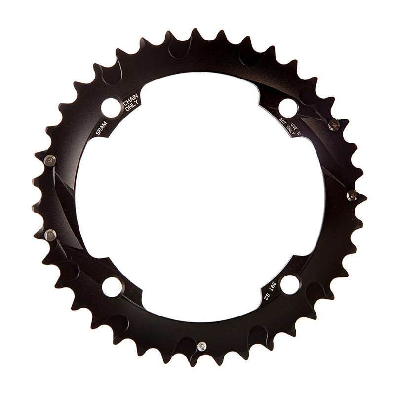 Load image into Gallery viewer, SRAM/Truvativ X0 X9 Chainring 39t 120 BCD 10-Speed BB30 Aluminum Black MTB
