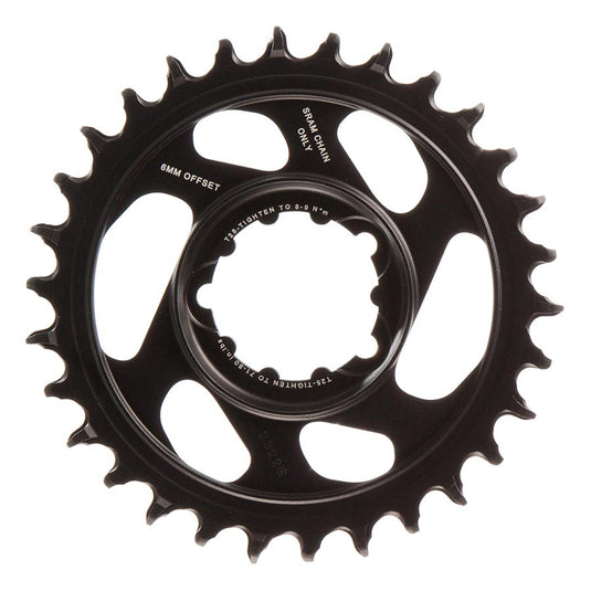 SRAM X-Sync 2 Eagle Chainring 30t SRAM Direct Mount 10/11/12-Speed Aluminum Blk
