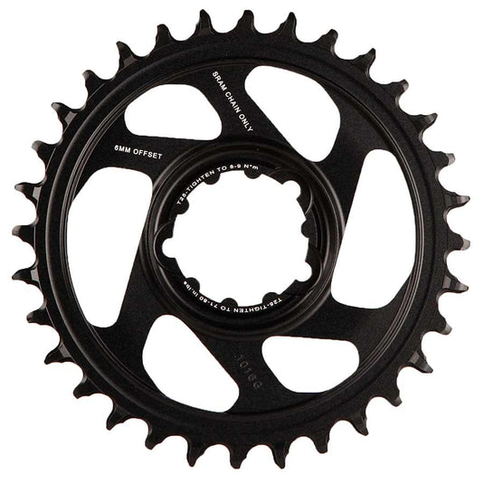 SRAM X-Sync 2 Eagle Chainring 38t SRAM Direct Mount 10/11/12-Speed Aluminum Blk