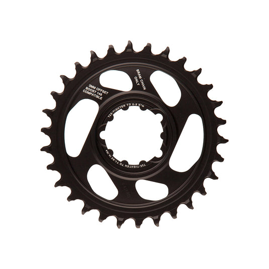 SRAM X-Sync 2 Eagle Chainring 30t SRAM Direct Mount 12-Speed Aluminum Black