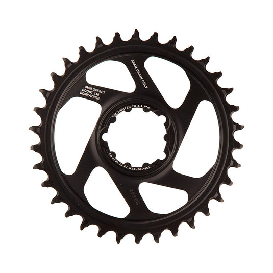 SRAM X-Sync 2 Eagle Chainring 34t SRAM Direct Mount 12-Speed Aluminum Black
