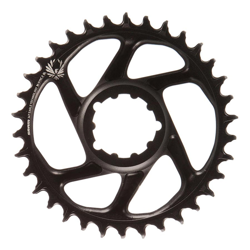 Load image into Gallery viewer, SRAM X-SYNC 2 SL 6mm Chainring, Teeth: 34, Speed: 11/12, BCD: Direct Mount, Single, Aluminum, Black
