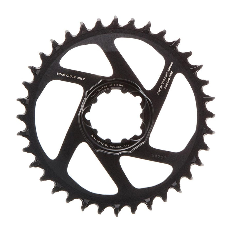 Load image into Gallery viewer, SRAM 36T X-Sync 2 Chainring 36t SL Direct Mount Eagle 12-Spd Aluminum Lunar Blk
