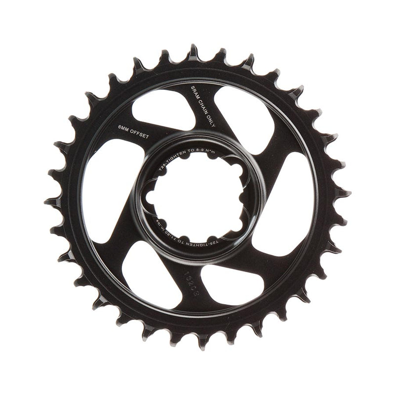 Load image into Gallery viewer, SRAM Eagle Chainring Teeth: 32, Speed: 11/12, BCD: Direct Mount, Aluminum, Lunar/Polar Grey, 6mm
