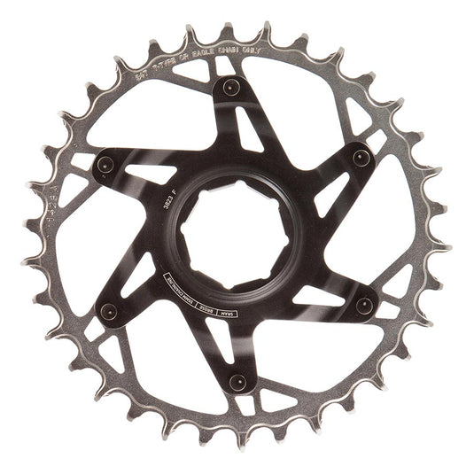 SRAM XX Eagle T-Type DM E-MTB Brose, Chainring, Teeth: 34, Speed: 12, BCD: Direct Mount, Aluminum/Steel, Black