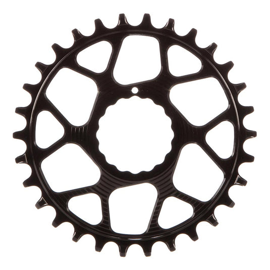 Works Components RF Cinch Chainring, Teeth: 30, Speed: 11/12, BCD: Direct Mount Cinch, Front, 7075-T6 Aluminum, Black
