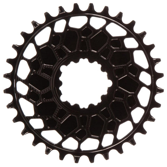 Works Components GEO SRAM GXP, Chainring, Teeth: 32, Speed: 12, BCD: Direct Mount SRAM 3 Bolt, Front, 7075-T6 Aluminum,