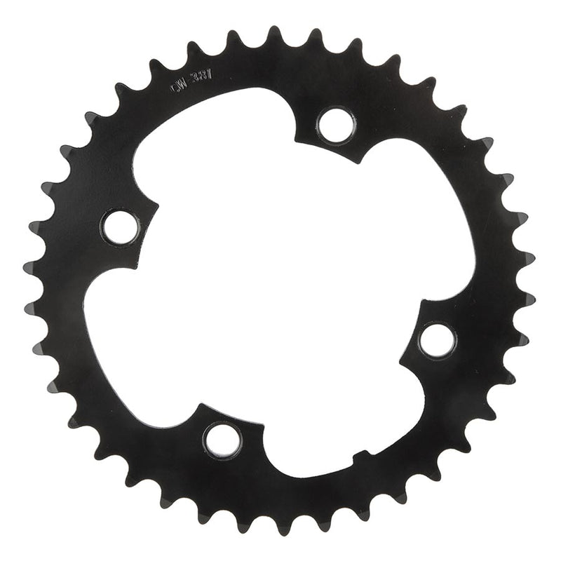 Load image into Gallery viewer, Samox PD-R4-S Chainring Teeth: 36, Speed: 1, BCD: 104, Bolts: 4, Steel, Black
