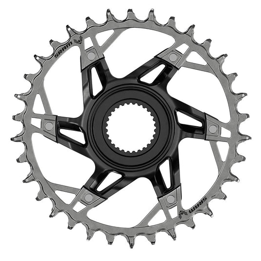SRAM Bosch DU38 XX T-Type Chainring, Teeth: 36, Speed: 12, BCD: Direct Mount Bosch DU38, Steel, Black