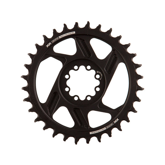 SRAM XX Downhill Chainring Teeth: 32, Speed: 7, BCD: Direct Mount SRAM 8 Bolt, Aluminum, Black, 11.6218.078.000