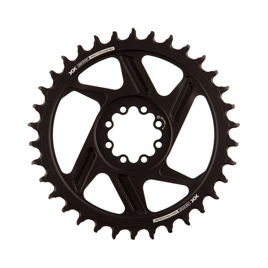 SRAM XX Downhill Chainring Teeth: 34, Speed: 7, BCD: Direct Mount SRAM 8 Bolt, Aluminum, Black, 11.6218.078.001