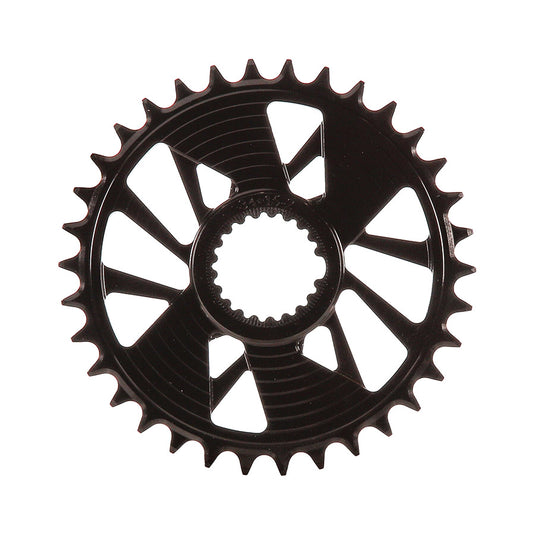 Wheels Manufacturing Shimano DM T-Type Outboard, Chainring, Teeth: 34, Speed: 12, BCD: Direct Mount Shimano, Single,