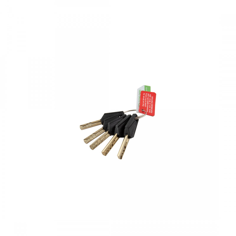 Load image into Gallery viewer, OnGuard Akita Cable Lock With 5 Keys 6' x 12mm Diameter Gray Non Coiled
