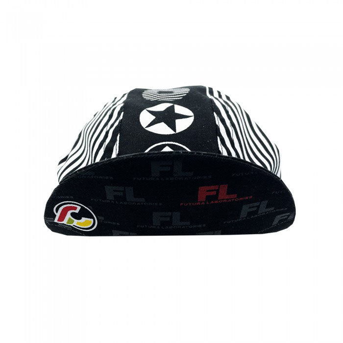 Load image into Gallery viewer, Cinelli Cycling Cap, Futura Spiral, Black
