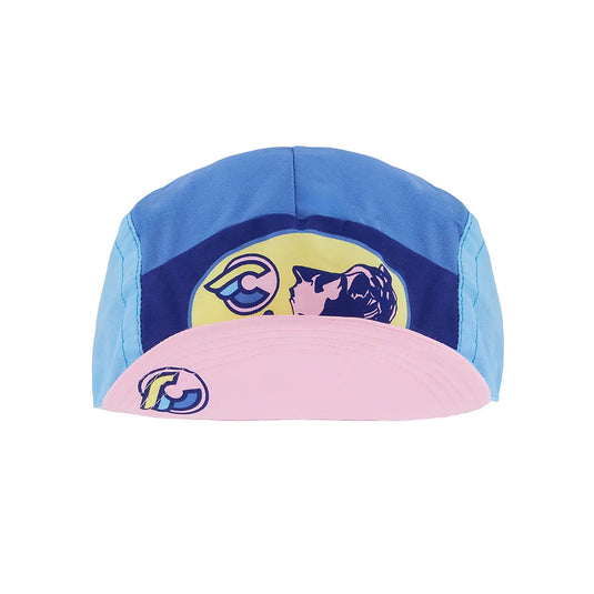 Cinelli Cycling Cap, Explorer Shana Sadeghi Ray Kitten, Blue