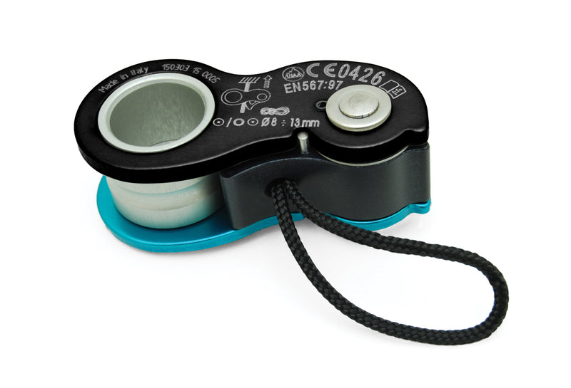 Load image into Gallery viewer, Kong Duck Rope Clamp Ascender - Cyan/Black Color
