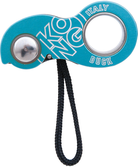 Kong Duck Rope Clamp Ascender - Cyan/Black Color