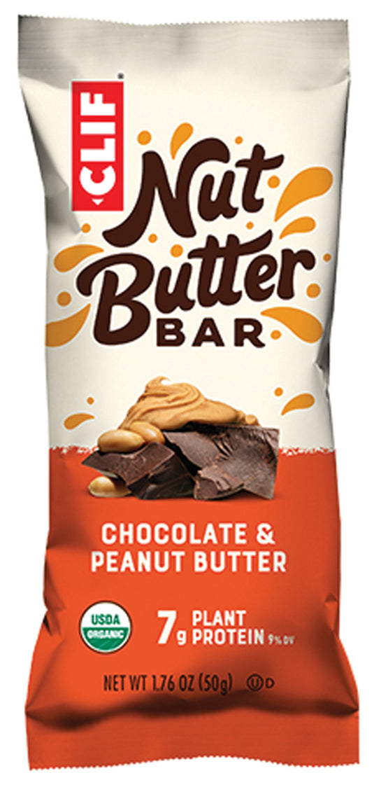 Clif Bar Nut Butter Filled Energy Bar - Chocolate/Peanut Butter Flavor Pack of  12
