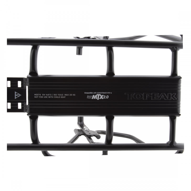Load image into Gallery viewer, Topeak Uni Super Tourist Fat Disc Rear Rack - Fits 24-26" Fat Tires MTX 2.0 Blk
