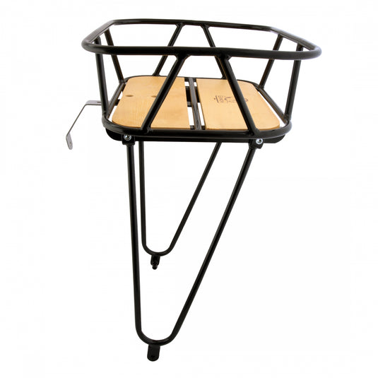 Minoura-Gamoh-KCL-2M-King-Carrier-Jr-Basket-Black-Cr-Mo-Bamboo-BSKT0248-Bicycle-Baskets