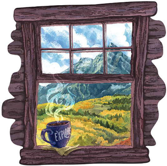Wilderness Through a Window: Summer Gifts Sticker Art Set