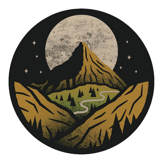 Mountain and Moon Sticker Art Set - Perfect for Gifting!