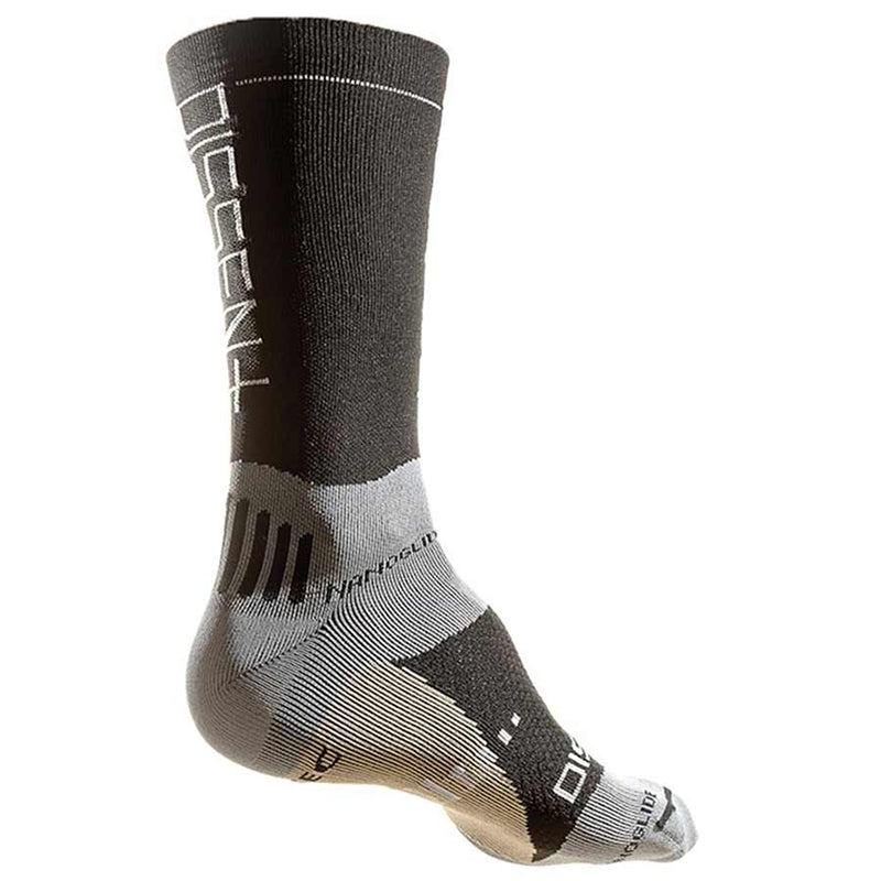 Load image into Gallery viewer, Dissent Supercrew Nano 8" + Copper, Compression socks, Black, S (Men 4-6.5)
