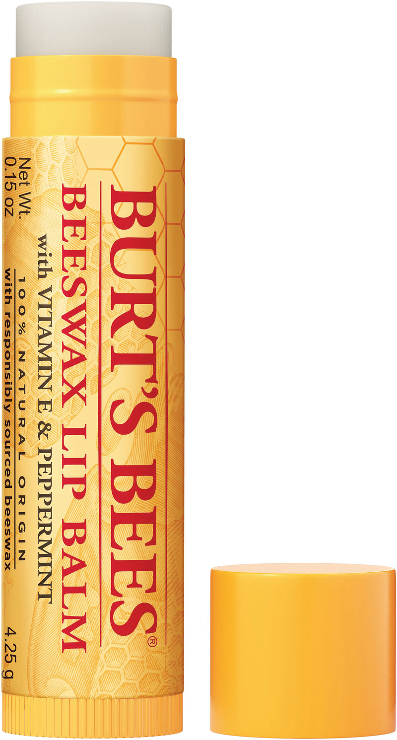 Load image into Gallery viewer, Burt's Bees Beeswax Lip Balm - Nourishing Lip Care for Soft Lips, 0.15 Oz
