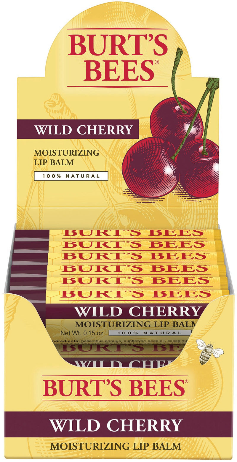 Load image into Gallery viewer, Burt's Bees Wild Cherry Lip Balm - Nourishing Lip Care for Soft, Smooth Lips

