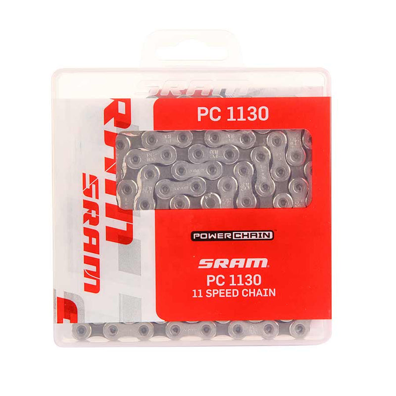 Load image into Gallery viewer, SRAM PC-1130 Chain 11-Speed 114 Links Silver/Gray Single Use Master Link
