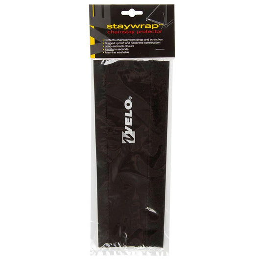 Velo Chainstay Protector Black, 260x100x130mm, Set