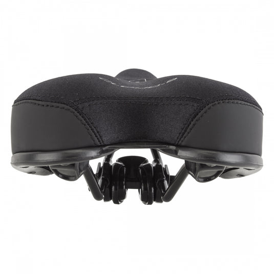 Cloud-9 Mens Bicycle Comfort Sport Seat Anatomic Relief - Black Steel Rails