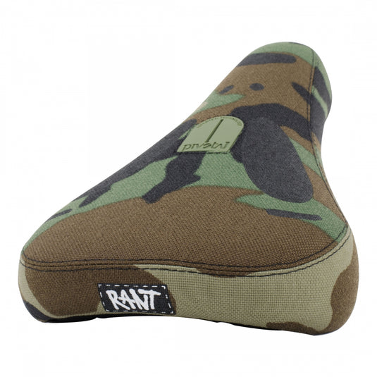 Rant Believe Saddle BMX - Camouflage 143mm Width Twill Rail Pivotal Rails