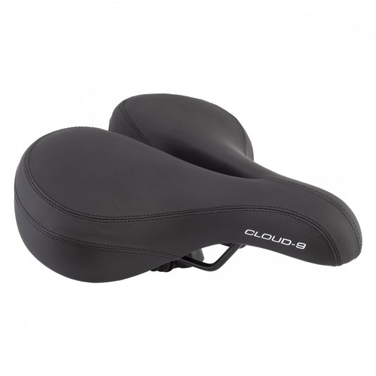 Premium Cloud-9 Unisex Cruiser Bicycle Comfort Seats with Memory Foam & Steel RailsBlack Emerald Cover (Pack of 2)