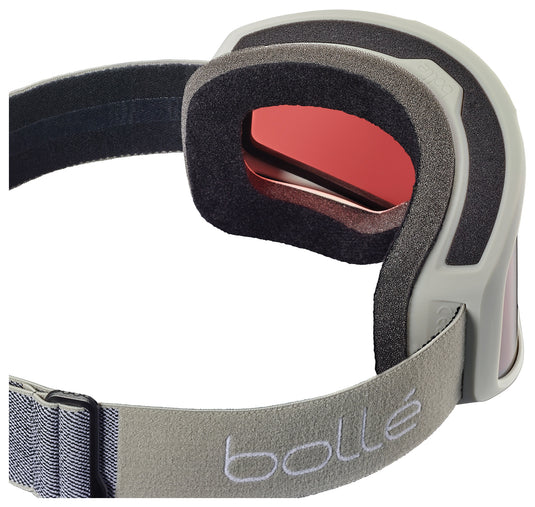 Bolle Bedrock Plus Grey Matte Vermilion Gun Sunglasses