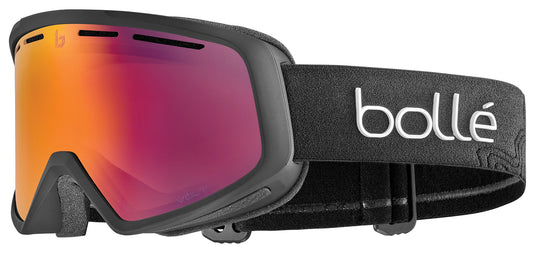 Bolle Cascade Black Matte Sunglasses with Volt Ruby Lenses