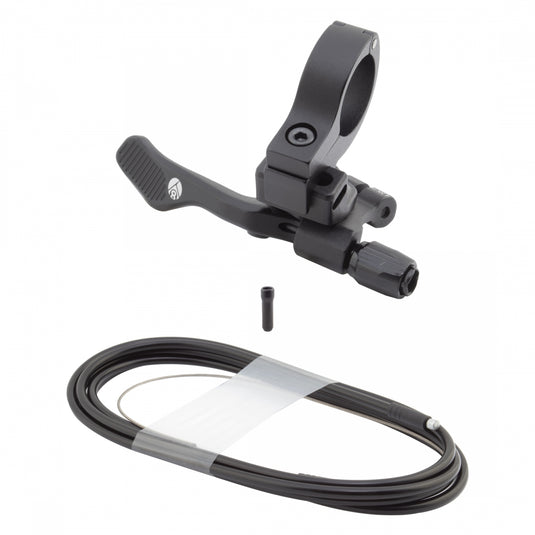 Origin8 Hangtime Dropper Post Lever Kit Flat Bar Remote Lever Black