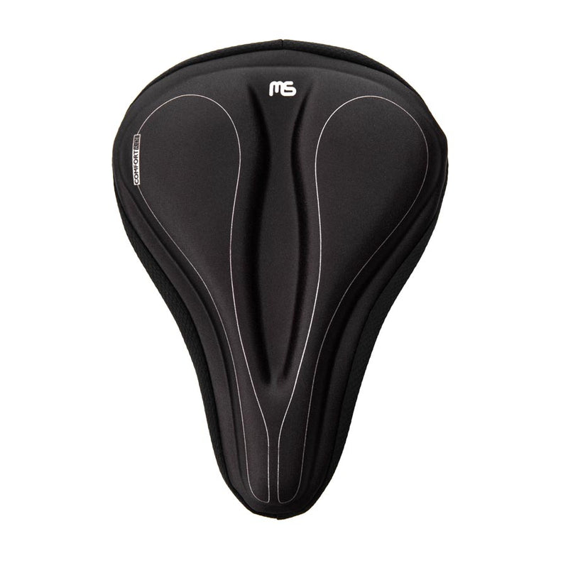 Load image into Gallery viewer, Megasoft Recreational Gel Saddle Cover, Seat Cover, 280 x 203mm, Black
