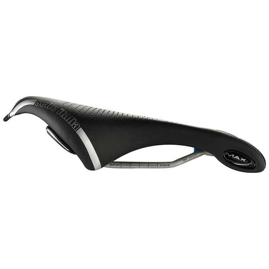 Selle Italia Max Flite Gel Superflow Saddle - Black Titanium 290mm Length, 146mm Width