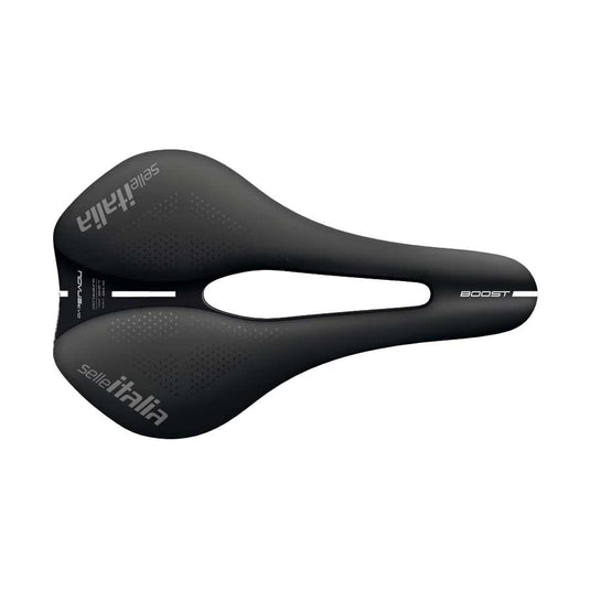 Selle Italia Novus Evo Boost TM Superflow Saddle - Black 145mm Manganese